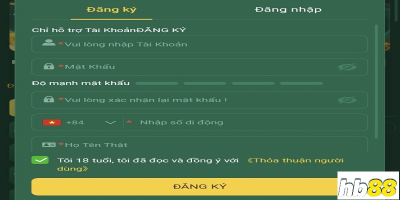 Hướng dẫn các thao tác cơ bản khi tham gia tại nhà cái HB88